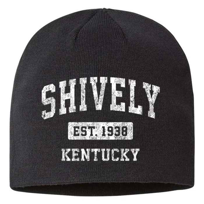 Shively Kentucky Ky Vintage Sports Established 8 1/2in Sustainable Knit Beanie