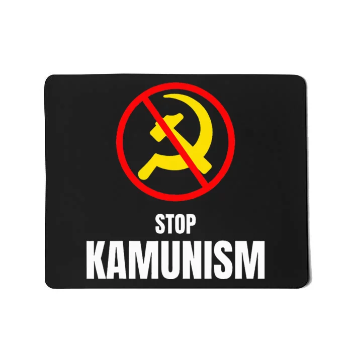 Stop Kamunism Kamala Harris 2024 Funny Parody Mousepad