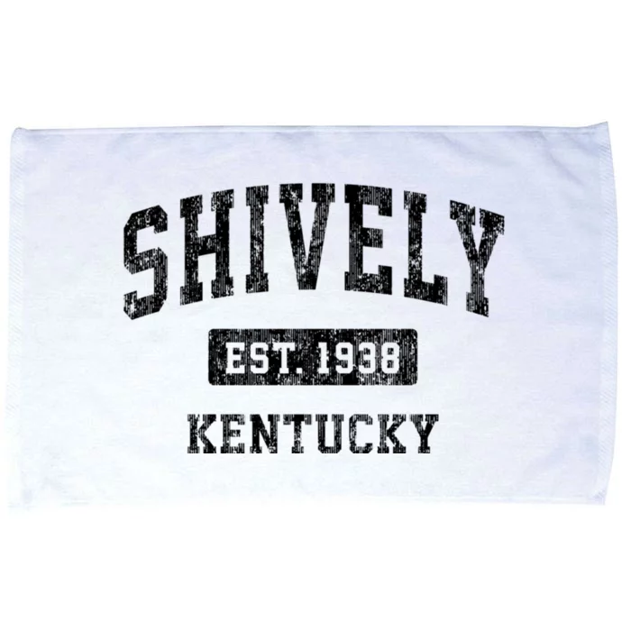 Shively Kentucky Ky Vintage Sports Established Design Microfiber Hand Towel