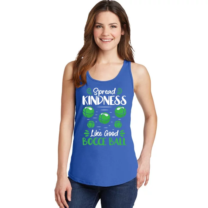 Spread Kindness Like Good Bocce Ball Gift Ladies Essential Tank