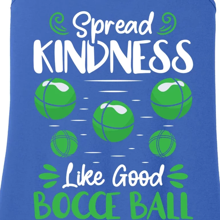 Spread Kindness Like Good Bocce Ball Gift Ladies Essential Tank