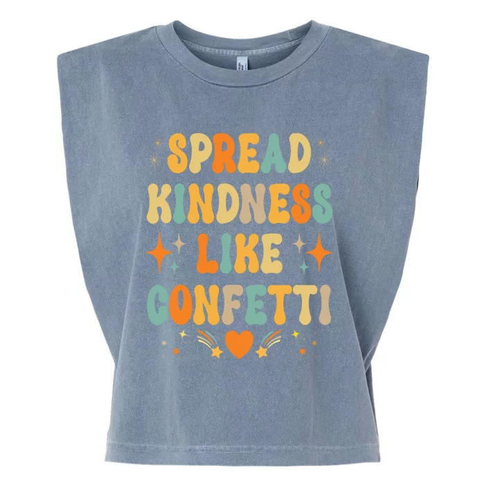 Spread Kindness Like Confetti Kindness Garment-Dyed Women's Muscle Tee