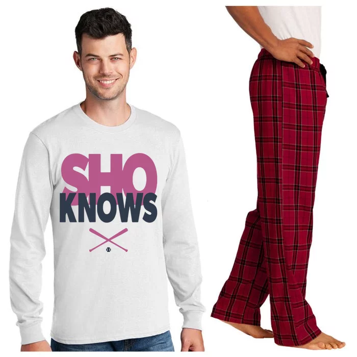 Sho Knows Los Angeles Angels Long Sleeve Pajama Set