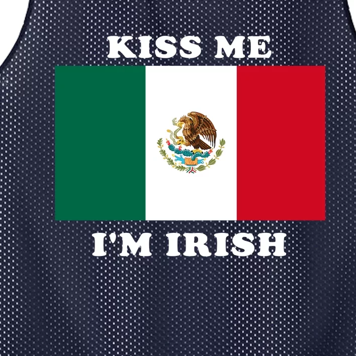 Shitheadsteve Kiss Me Im Irish Mesh Reversible Basketball Jersey Tank