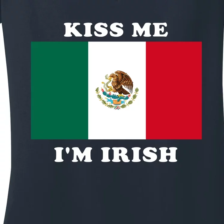 Shitheadsteve Kiss Me Im Irish Women's V-Neck T-Shirt