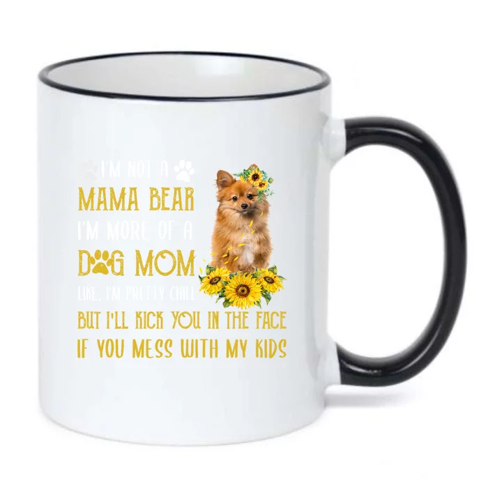 Sunflower Keeshond Mom Mothers Day Dog Mom Cool Gift Black Color Changing Mug