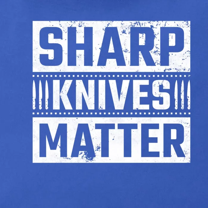 Sharp Knives Matter Knife Collector Gift Zip Tote Bag