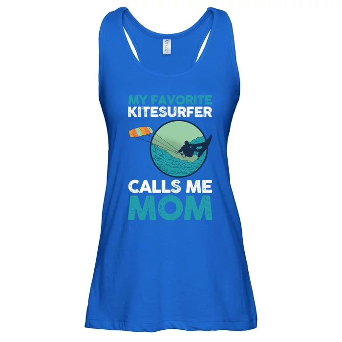 Surfing Kitesurfing Mom Mother Kitesurfer Meaningful Gift Ladies Essential Flowy Tank