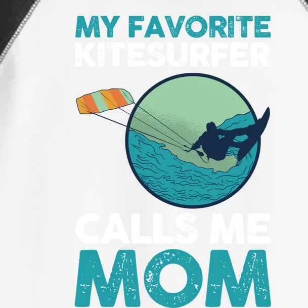 Surfing Kitesurfing Mom Mother Kitesurfer Meaningful Gift Toddler Fine Jersey T-Shirt