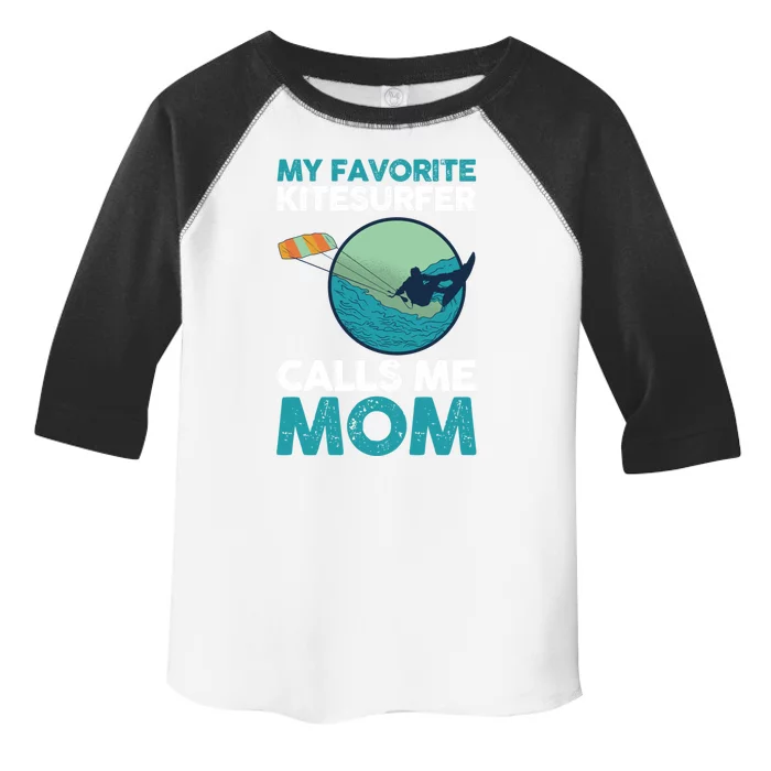 Surfing Kitesurfing Mom Mother Kitesurfer Meaningful Gift Toddler Fine Jersey T-Shirt