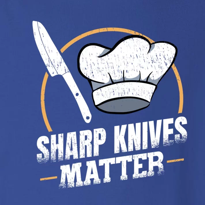 Sharp Knives Matter Sous Chef Gift Toddler Long Sleeve Shirt