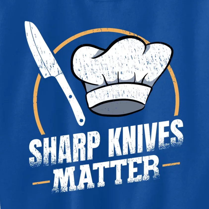 Sharp Knives Matter Sous Chef Gift Kids Sweatshirt