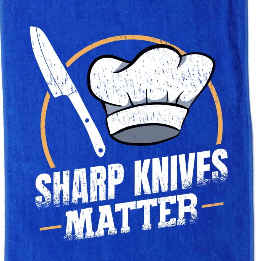 Sharp Knives Matter Sous Chef Gift Platinum Collection Golf Towel