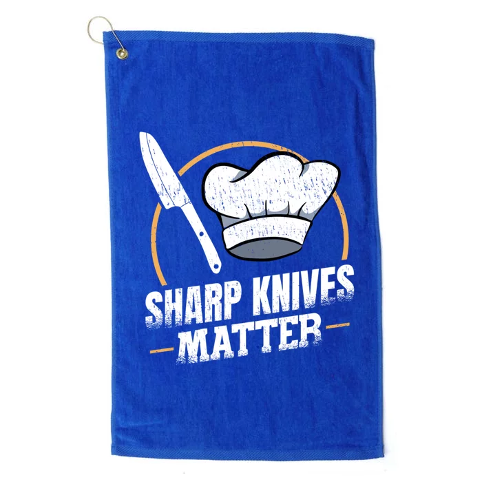 Sharp Knives Matter Sous Chef Gift Platinum Collection Golf Towel