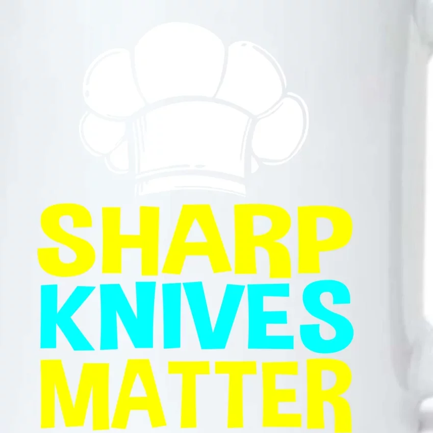 Sharp Knives Matter Chef Cook Cooking Funny Gift Gift Black Color Changing Mug