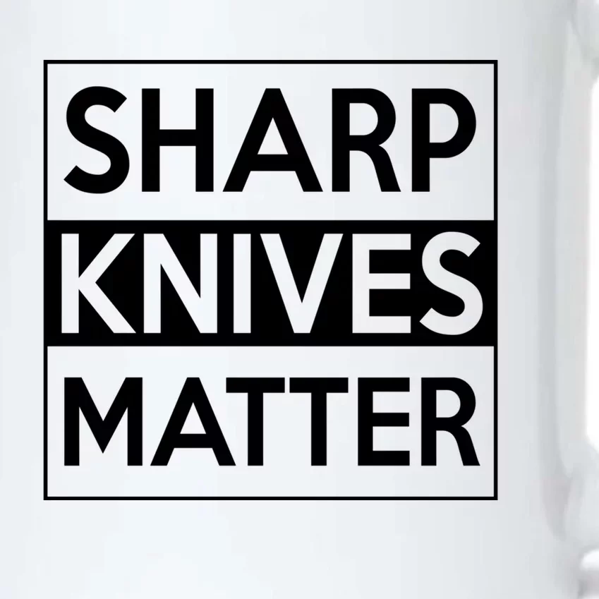 Sharp Knives Matter Funny Chef Line Cook Christmas Gift Black Color Changing Mug