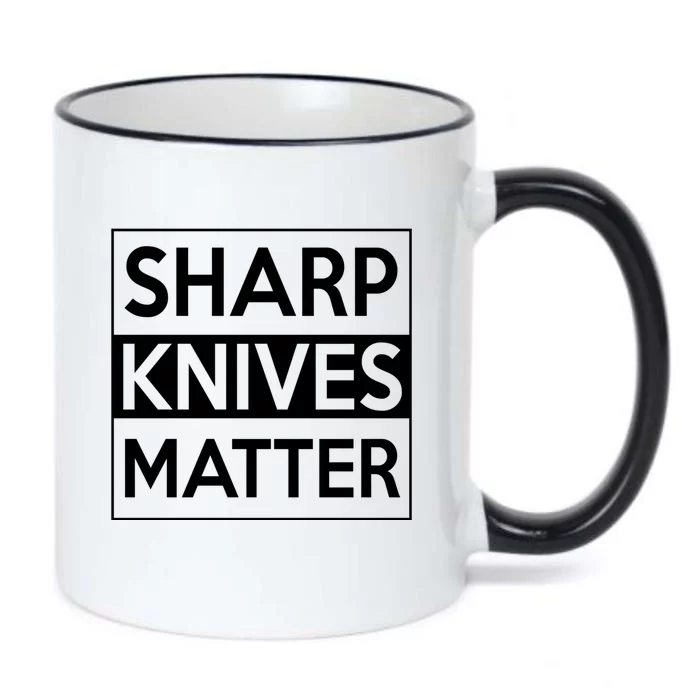 Sharp Knives Matter Funny Chef Line Cook Christmas Gift Black Color Changing Mug