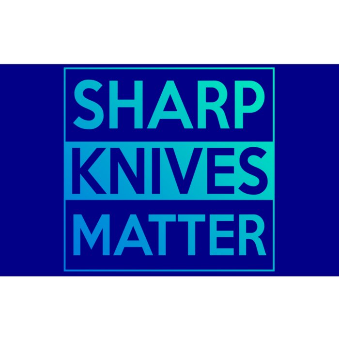 Sharp Knives Matter Funny Chef Line Cook Christmas Gift Bumper Sticker