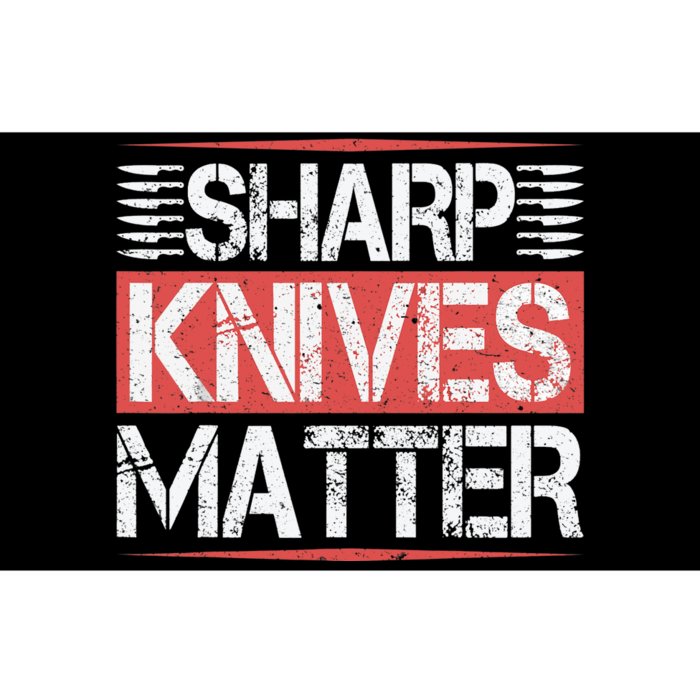 Sharp Knives Matter Funny Culinary Chef Cooking Gifts Humor Bumper Sticker