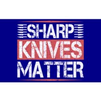 Sharp Knives Matter Funny Culinary Chef Cooking Funny Gift Humor Funny Gift Bumper Sticker