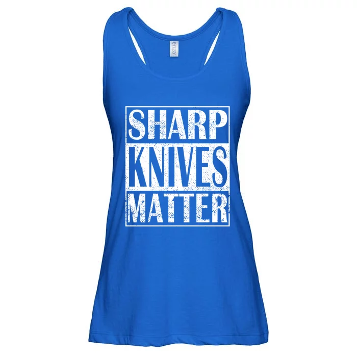 Sharp Knives Matter Outdoor Enthusiast Tee Gift Ladies Essential Flowy Tank