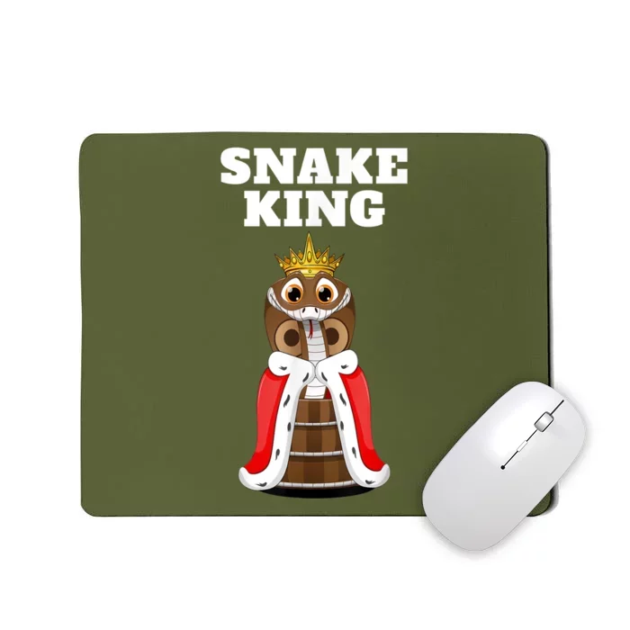 Snake King | Men Snake Lover | Serpent Pet Snake Mousepad