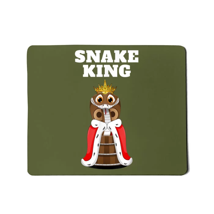 Snake King | Men Snake Lover | Serpent Pet Snake Mousepad