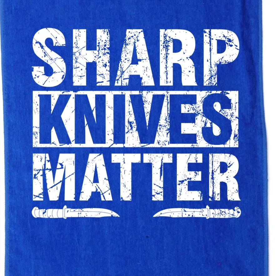 Sharp Knives Matter Knife Collecting Knives Collector Gift Platinum Collection Golf Towel