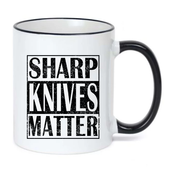 Sharp Knives Matter Outdoor Enthusiast Tee Meaningful Gift Black Color Changing Mug