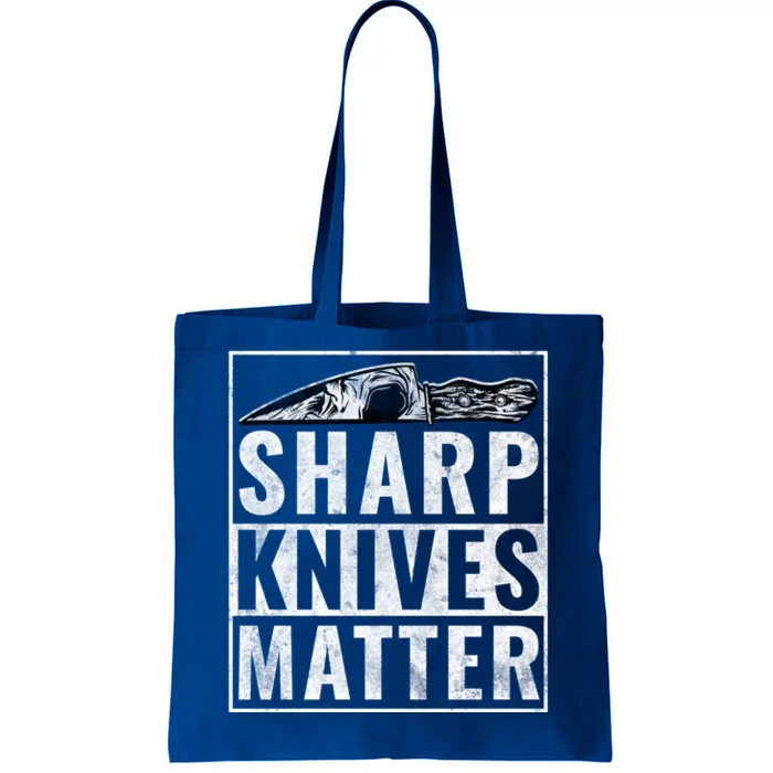 Sharp Knives Matter Funny Cook Gift Tote Bag