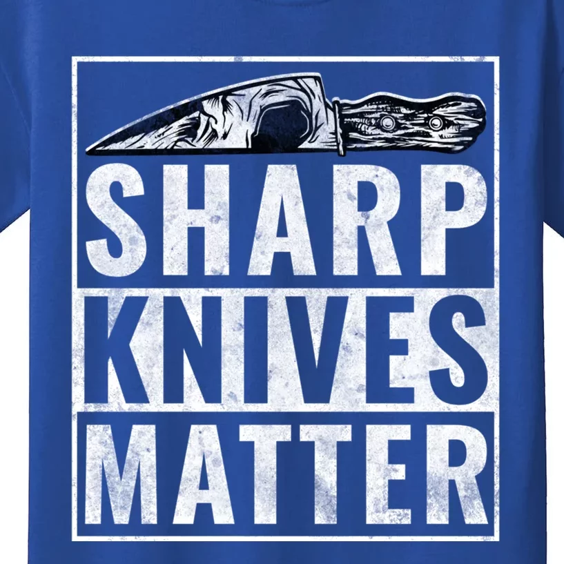 Sharp Knives Matter Funny Cook Gift Kids T-Shirt