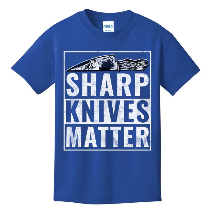 Sharp Knives Matter Funny Cook Gift Kids T-Shirt