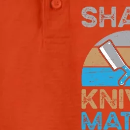 Sharp Knives Matter Recipe Ingredients Culinary Chef Gift Dry Zone Grid Performance Polo