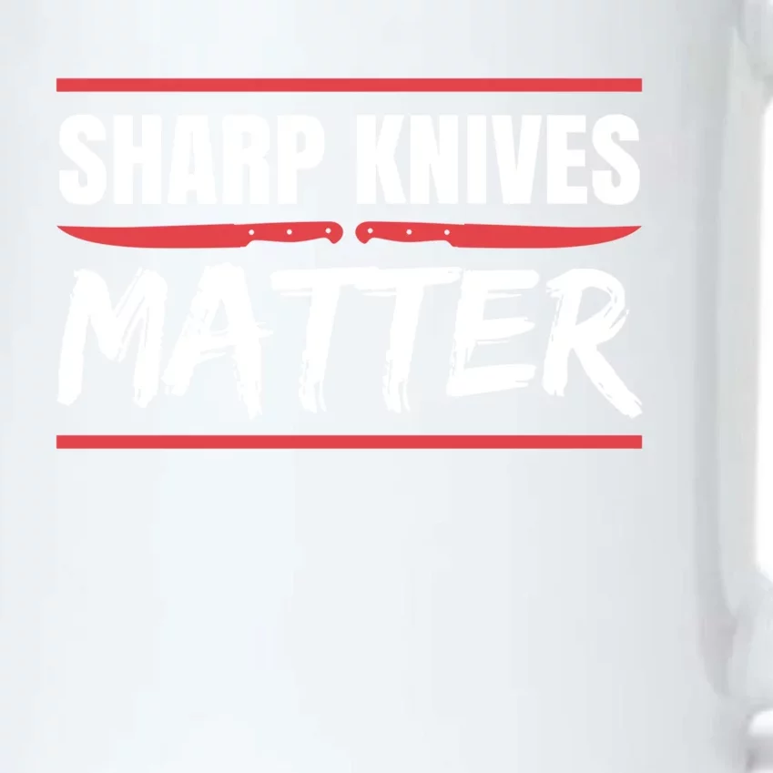 Sharp Knives Matter Gift Black Color Changing Mug