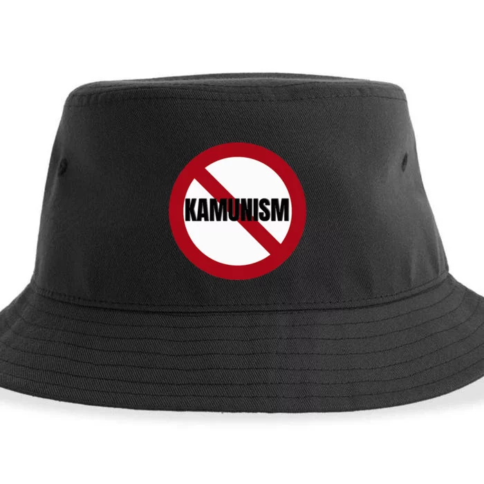 Stop Kamunism No Communism 2024 Us Election Supporters Funny Sustainable Bucket Hat