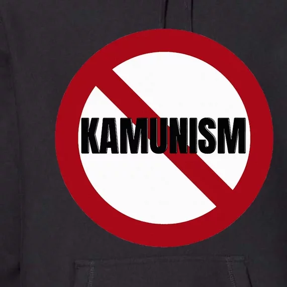 Stop Kamunism No Communism 2024 Us Election Supporters Funny Premium Hoodie