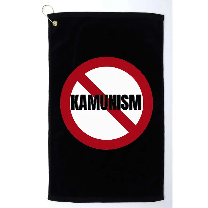 Stop Kamunism No Communism 2024 Us Election Supporters Funny Platinum Collection Golf Towel