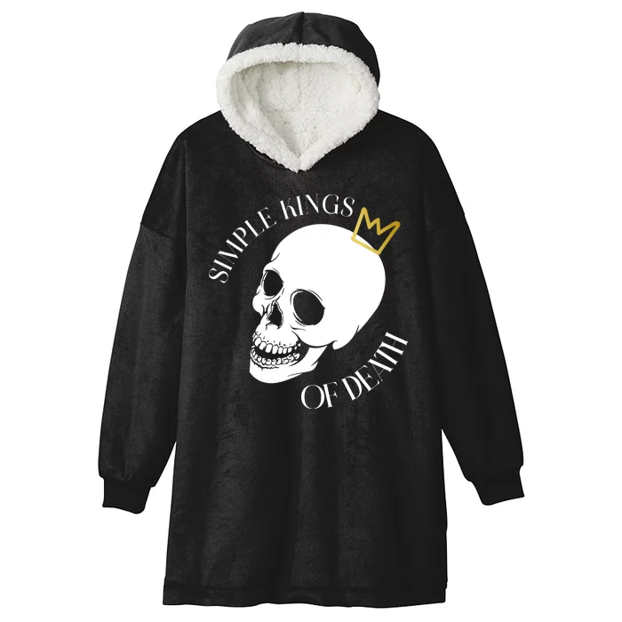 Simple Kings Of Death Hooded Wearable Blanket