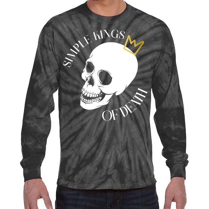 Simple Kings Of Death Tie-Dye Long Sleeve Shirt