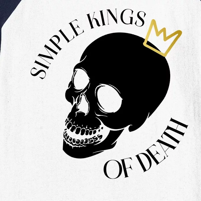 Simple Kings Of Death Baseball Sleeve Shirt