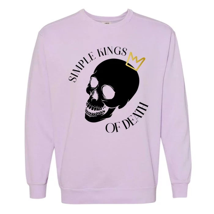 Simple Kings Of Death Garment-Dyed Sweatshirt