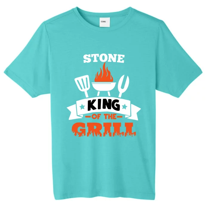 Stone King Of The Grill Grilling Bbq Chef Master Cooking Gift ChromaSoft Performance T-Shirt