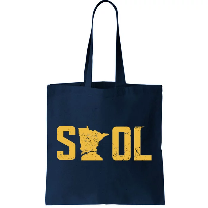 Skol Helmet Vintage Viking Logo Tote Bag