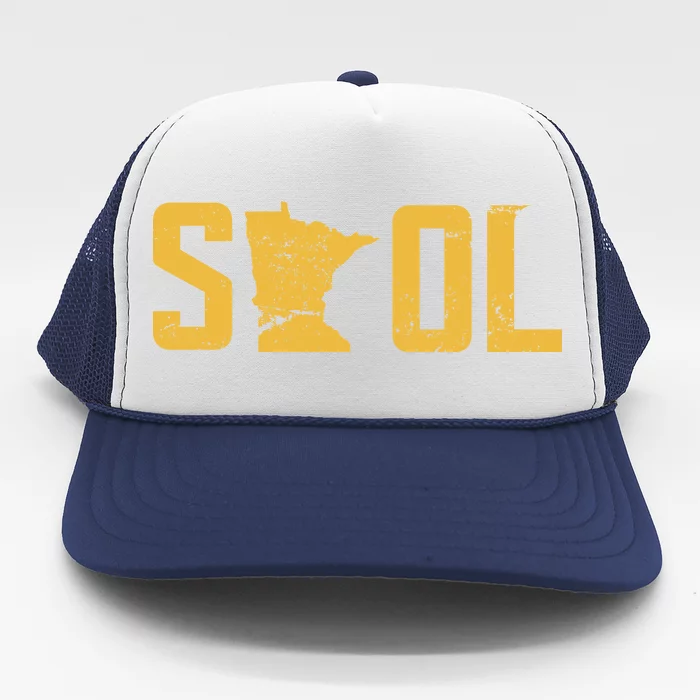 Skol Trucker Hat, Skol Hat, Vikings Skol Hat, Minnesota Skol Hat