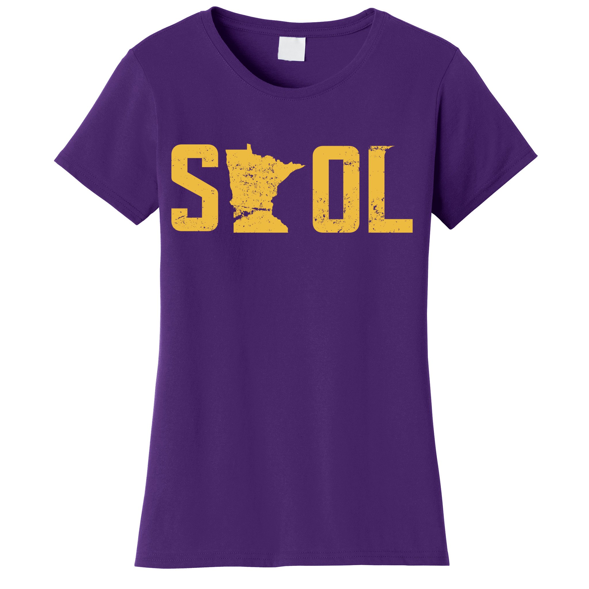 Skol Helmet Vintage Viking Logo Women's T-Shirt | TeeShirtPalace