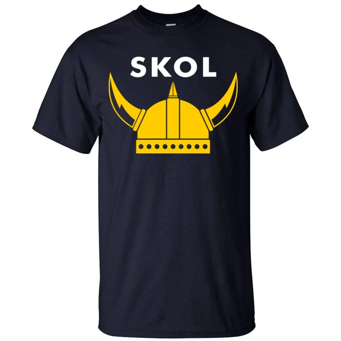 Skol Viking Helmet Minneapolis Miracle Tall T-Shirt