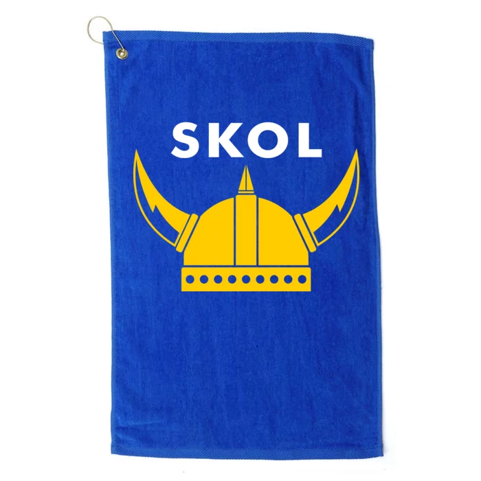 Skol Viking Helmet Minneapolis Miracle Platinum Collection Golf Towel