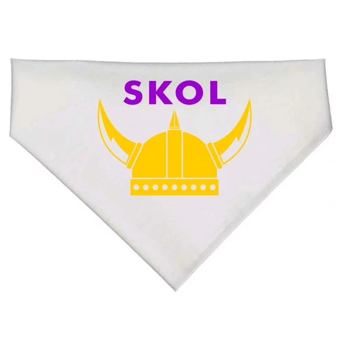 Skol Viking Helmet Minneapolis Miracle USA-Made Doggie Bandana