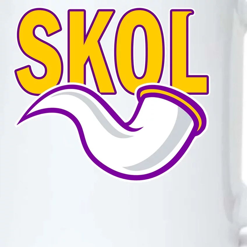 Skol Viking Horn Black Color Changing Mug