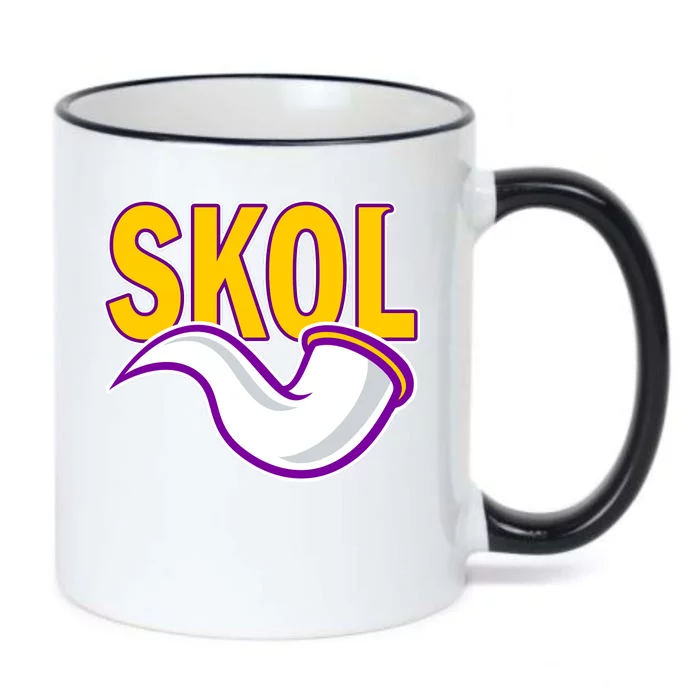 Skol Viking Horn Black Color Changing Mug